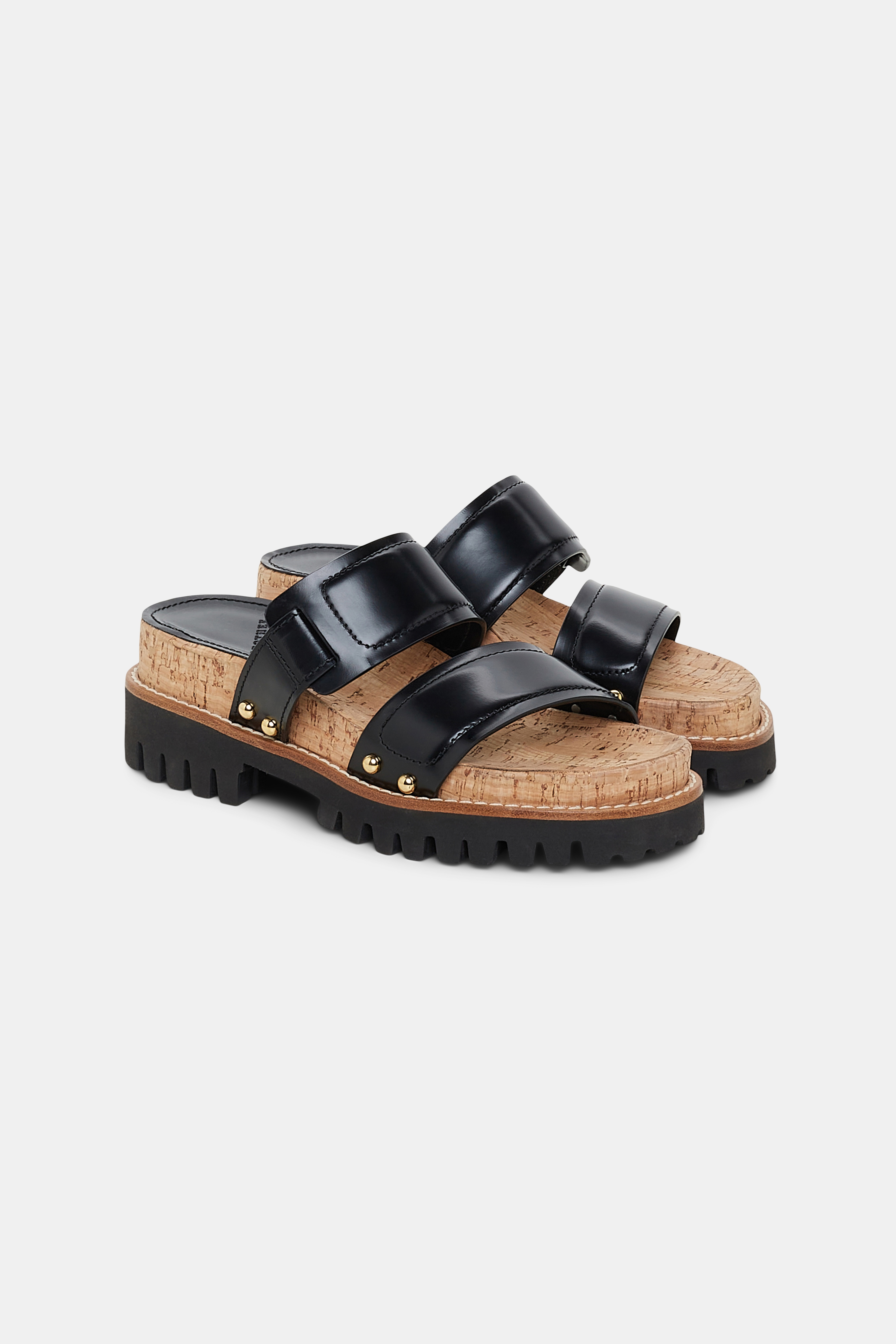 CORK CONTRAST sporty sandal - 4