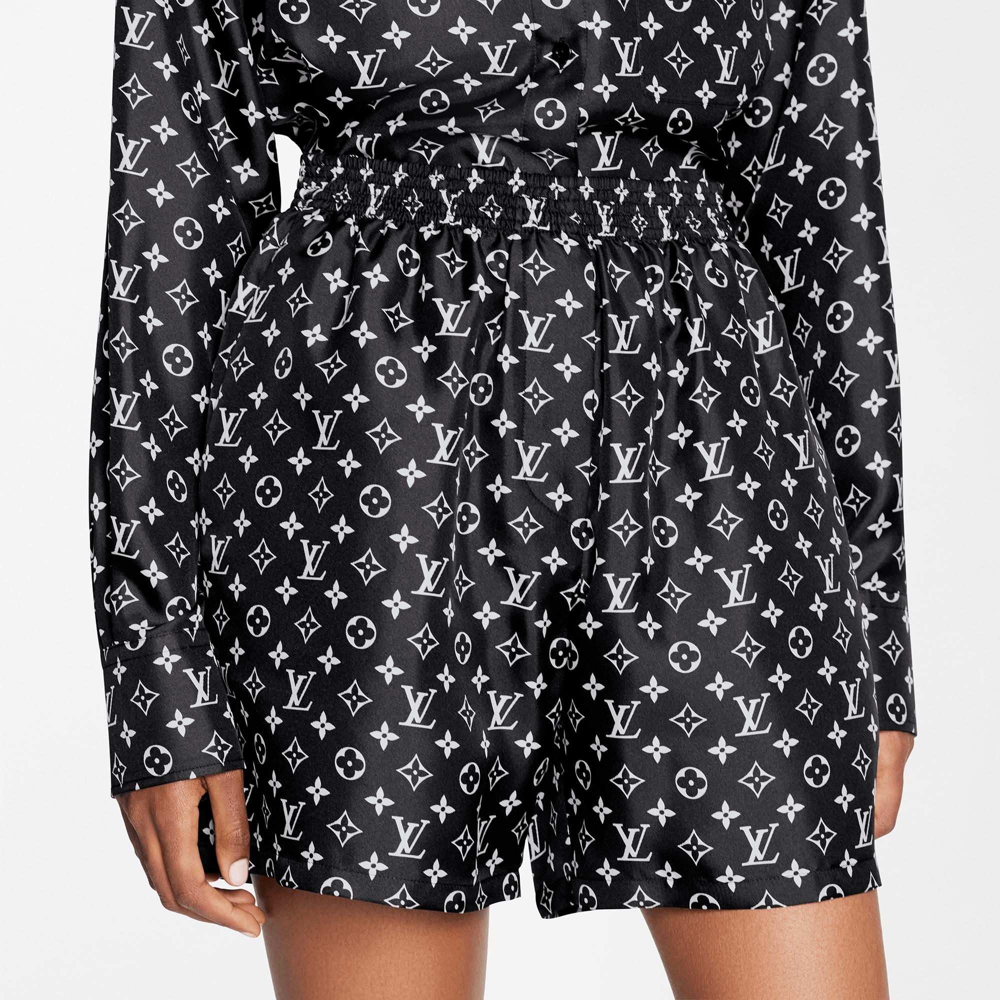 LV Night Monogram Pajama Shorts - 3