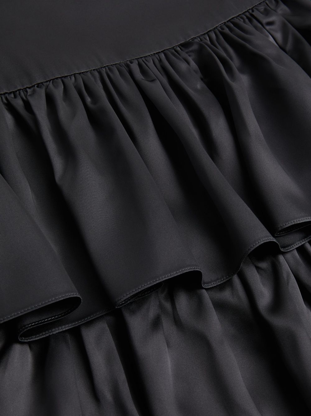 ruffled taffeta midi skirt - 6