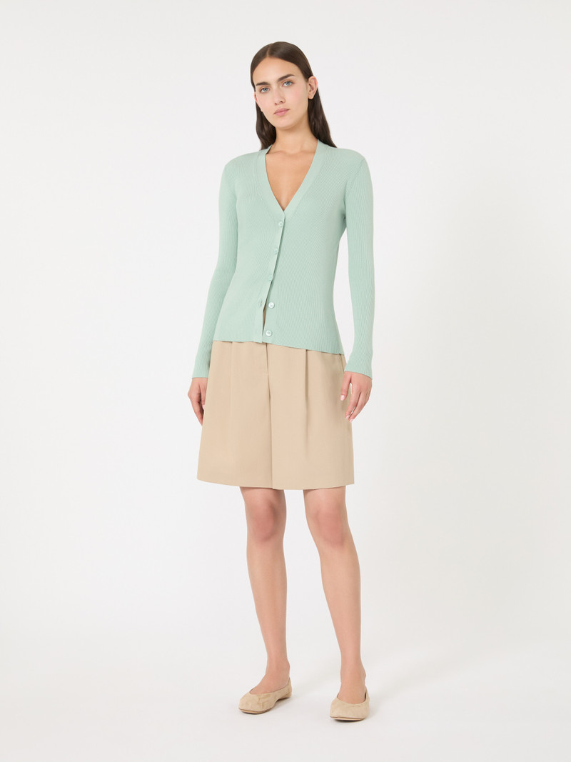 WEEKEND Max Mara GABRIEL Viscose V-neck cardigan outlook