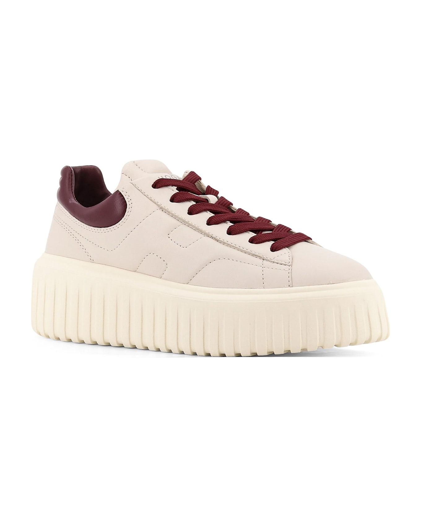 H-stripes Leather Low-top Sneakers - 2