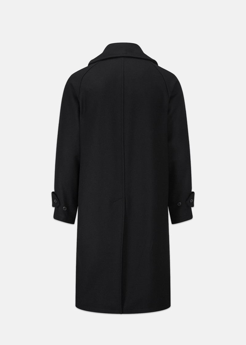 GLOVERALL Men's Hynes Coat Black outlook