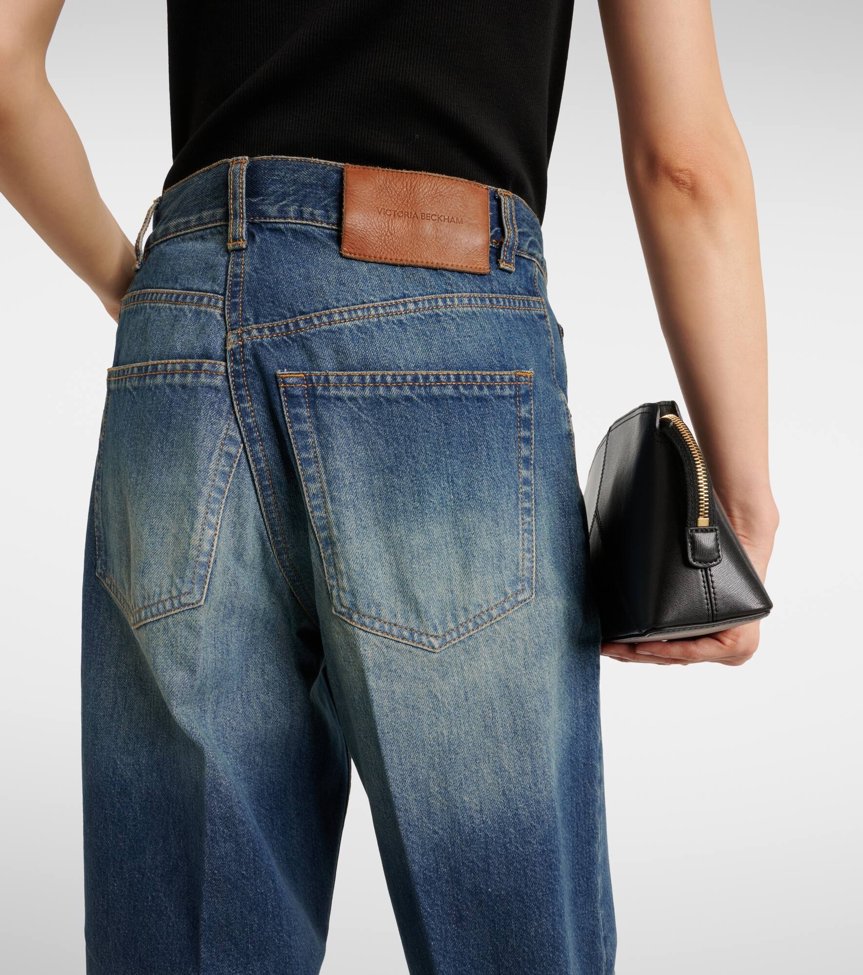 Low-rise straight jeans - 6