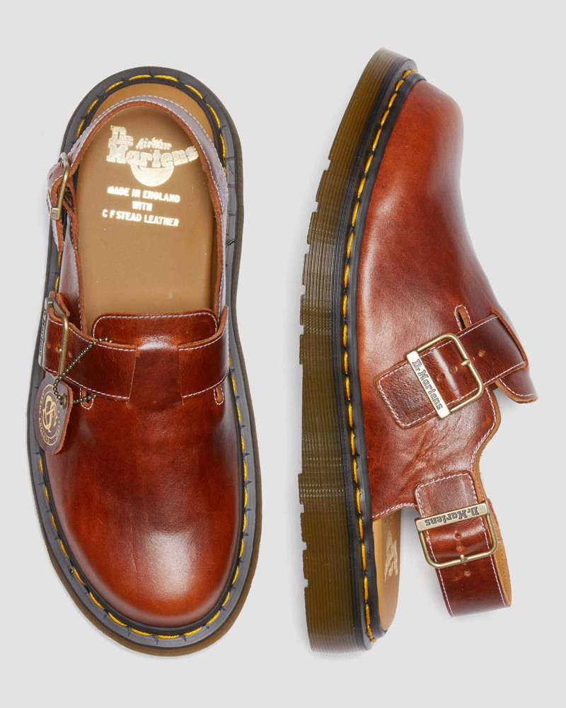Dr. Martens Jorge Made in England Classic Leather Slingback Mules outlook