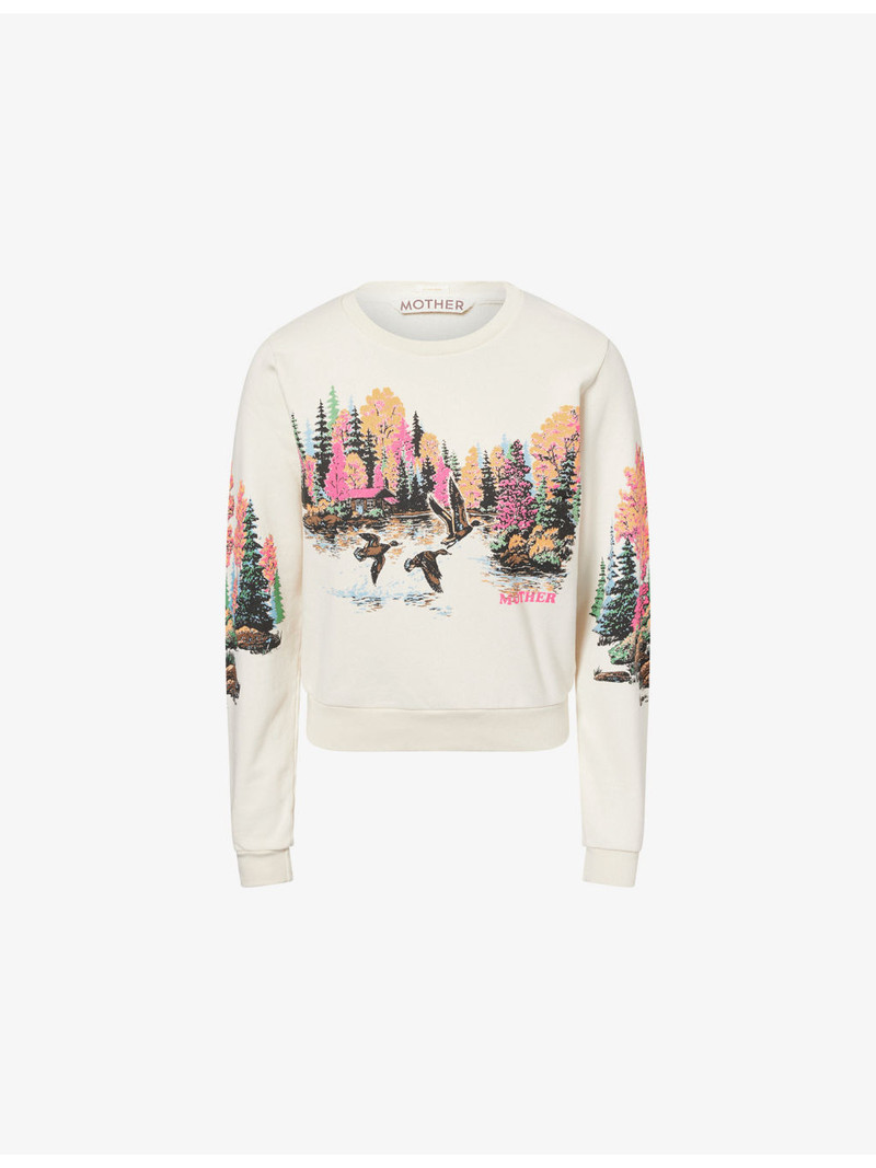 The Camper Graphic Print Cotton Sweatshirt 1
