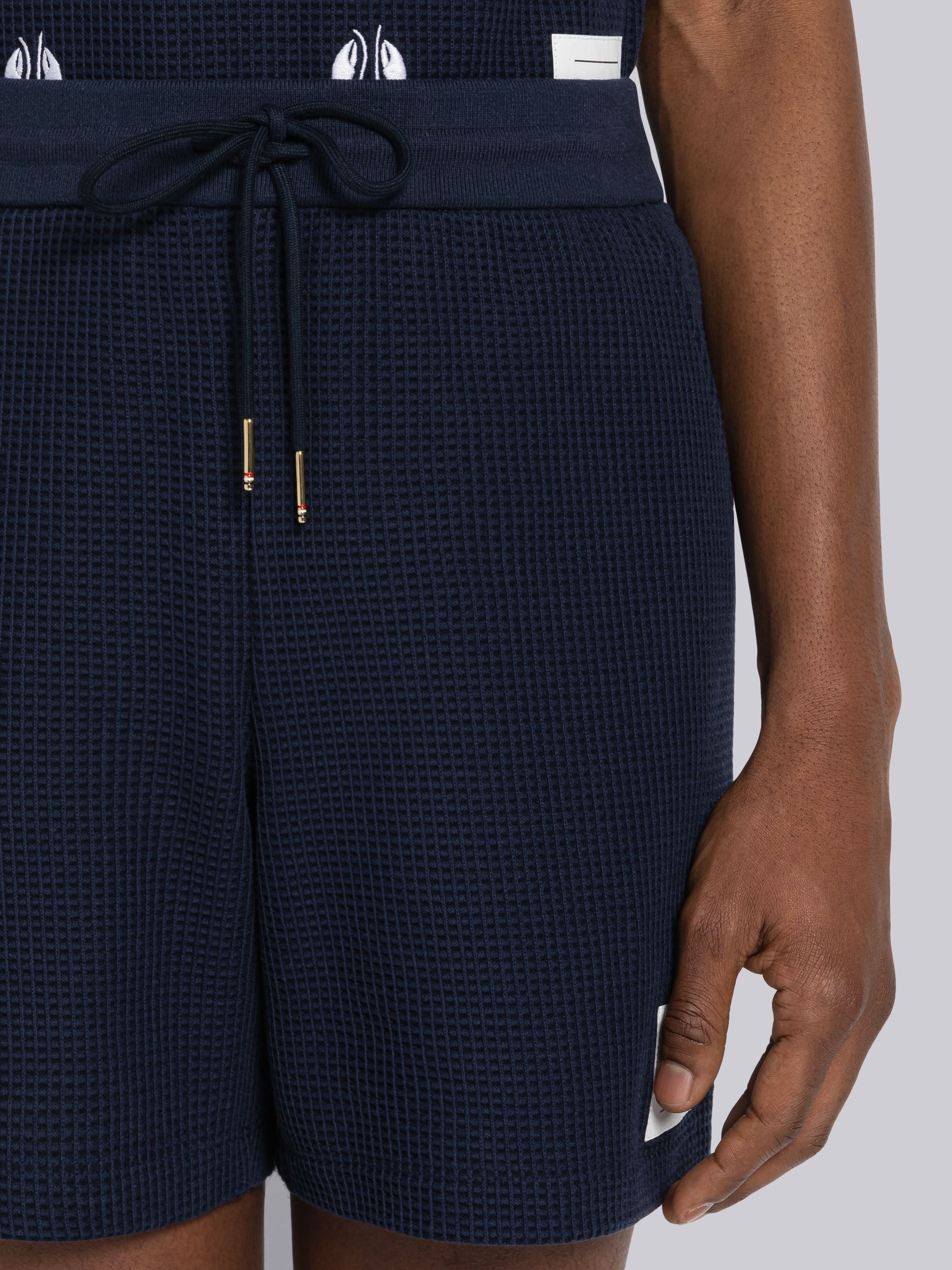 Check Lobster Mid Thigh Summer Shorts - 5