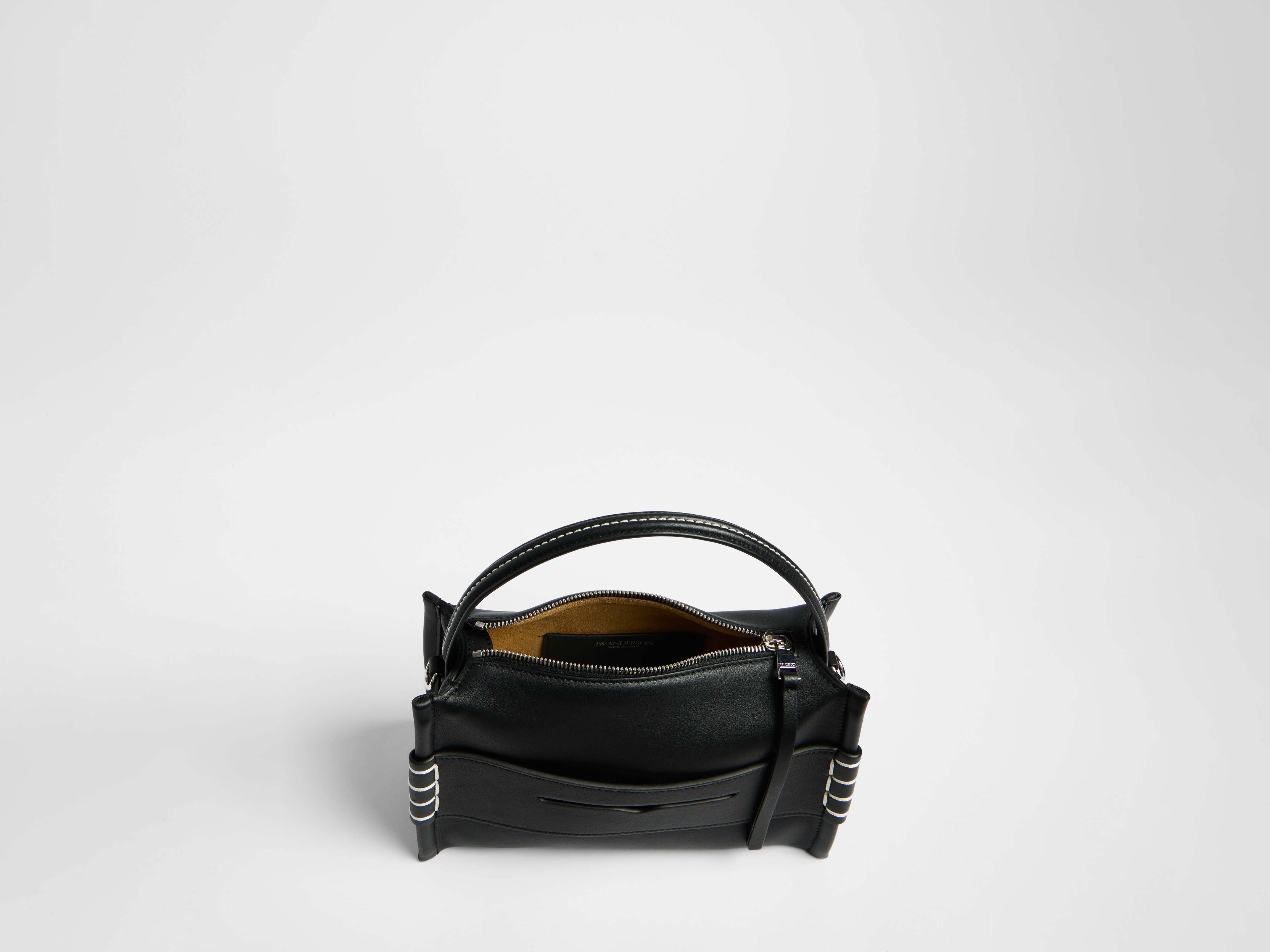 LOAFER BAG IN BLACK LEATHER - 4