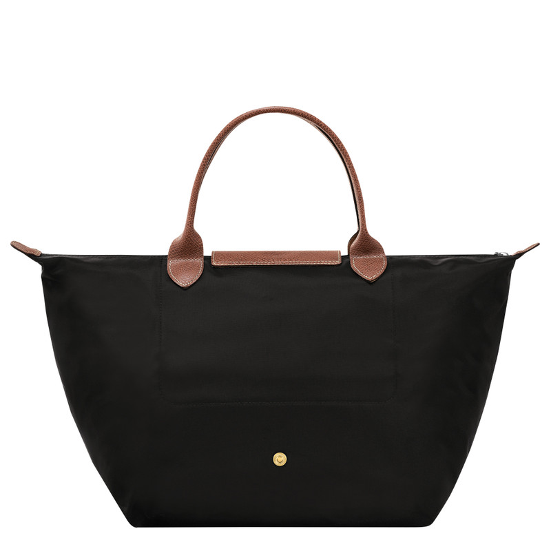 Le Pliage Original M Handbag Black - Recycled canvas 4