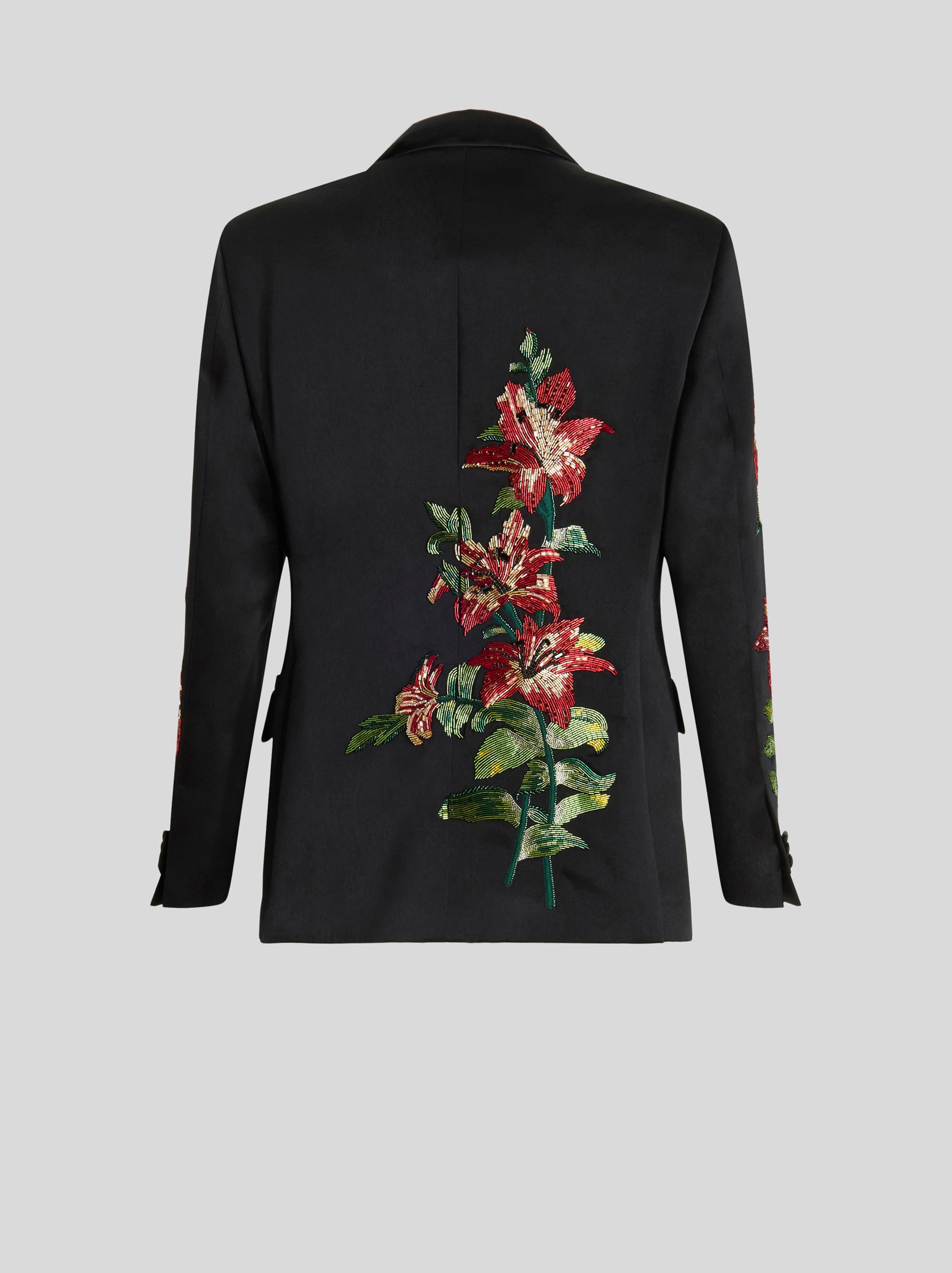 TAILORED FLORAL EMBROIDERY JACKET - 6