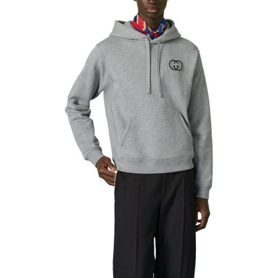 GUCCI Gucci Cotton Jersey Hooded Sweatshirt 'Grey' 756649-XJFWA-1037 outlook