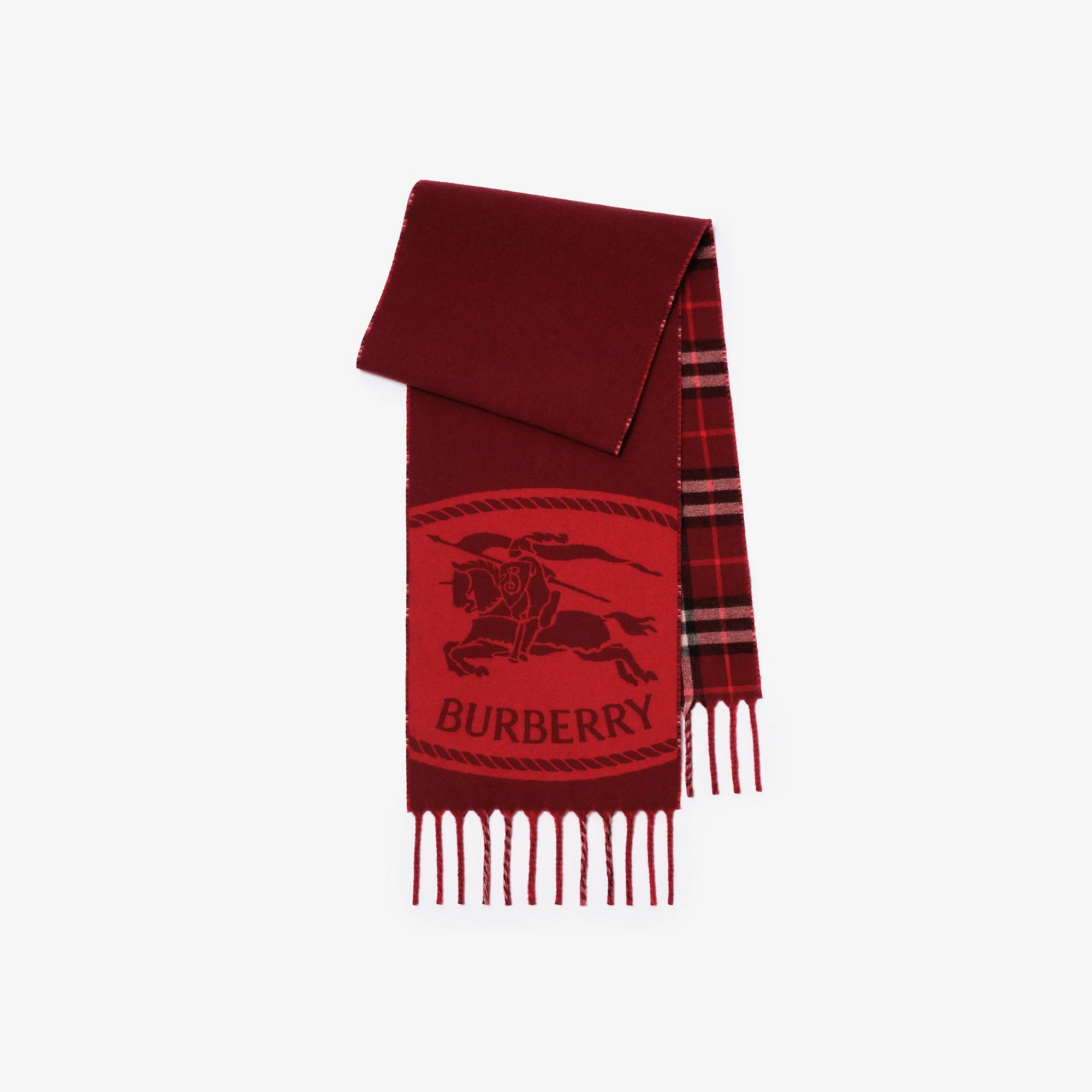 Reversible Knight Stamp Scarf - 1