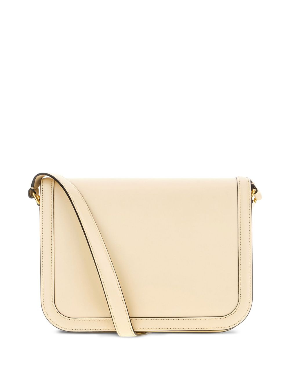 V-logo flap messenger bag - 2