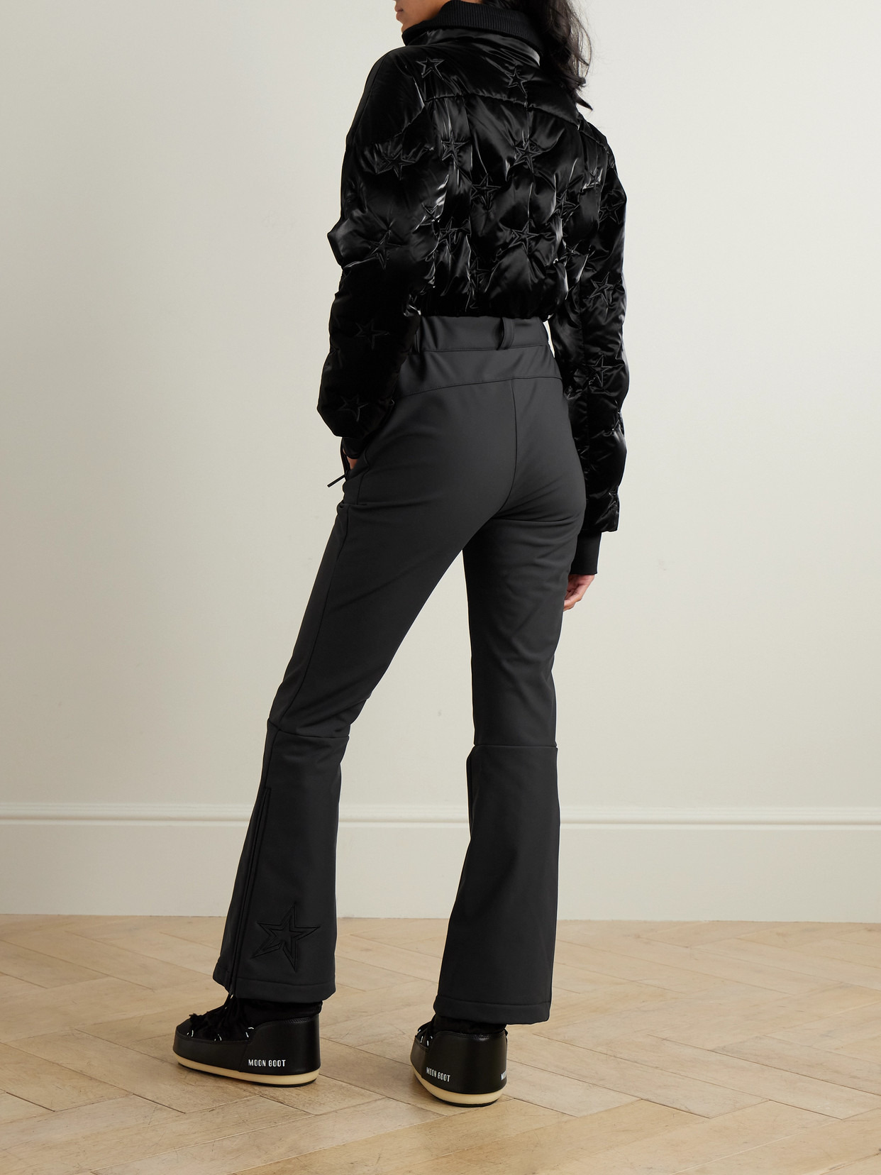 Helen Embroidered Quilted Down Ski Suit - 3