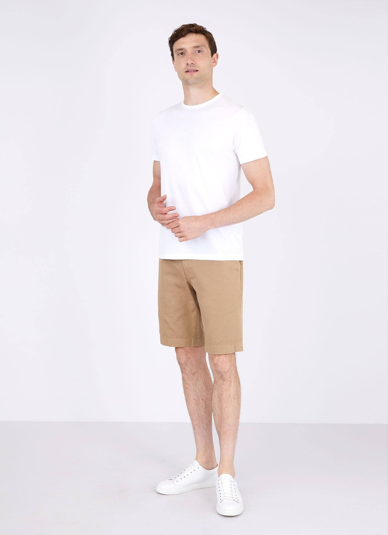 Sunspel Stretch Cotton Twill Chino Shorts outlook