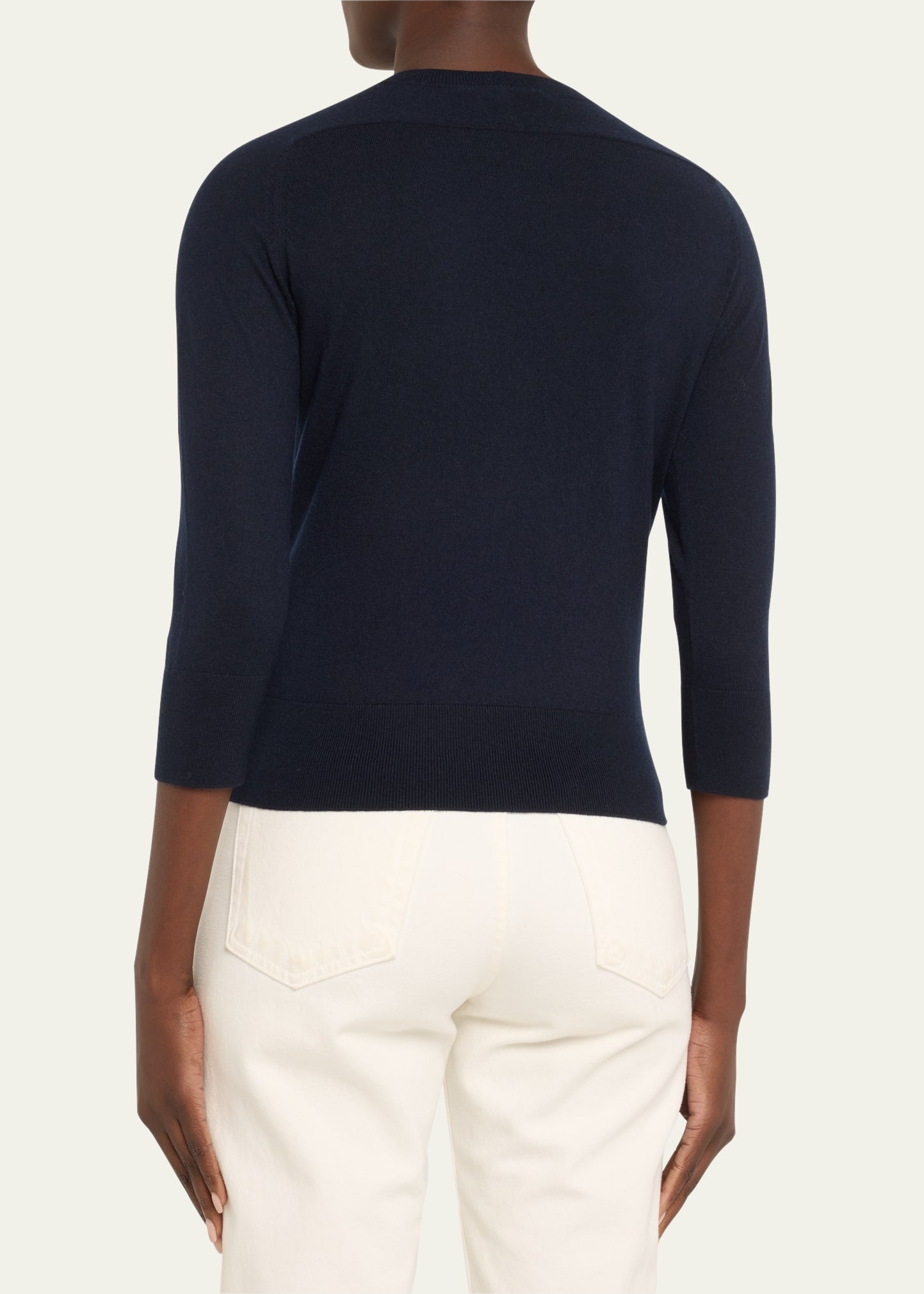 Girocollo Manica Neo Piuma Cashmere Sweater - 3