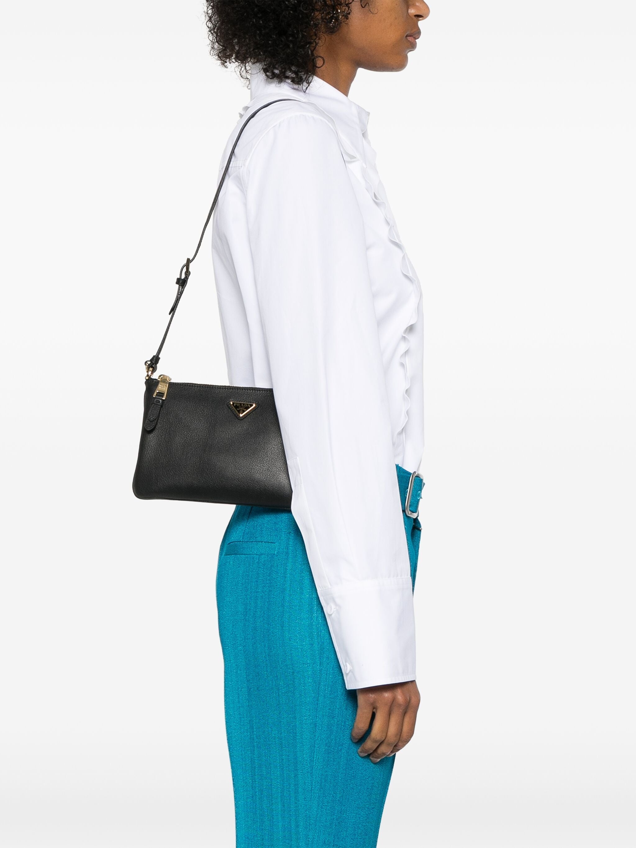 Prada Triangle-logo Shoulder Bag - 5