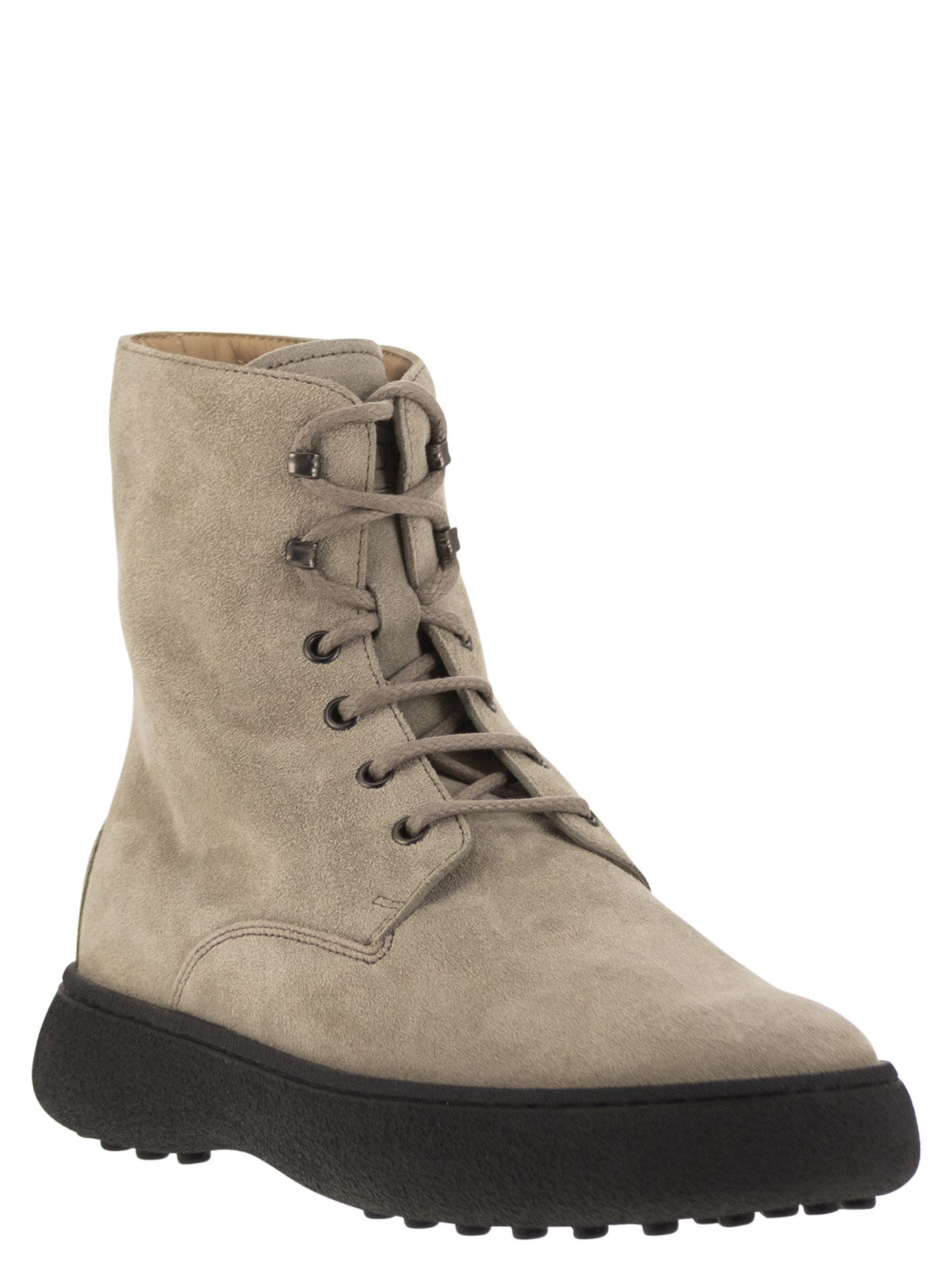Tod's Men Suede Lace-Up Boot - 2
