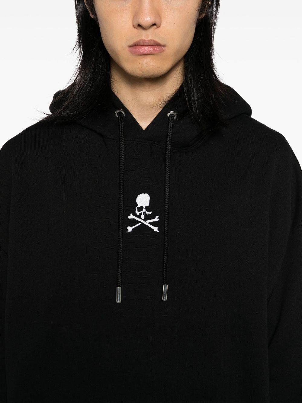 embroidered logo  hoodie - 5