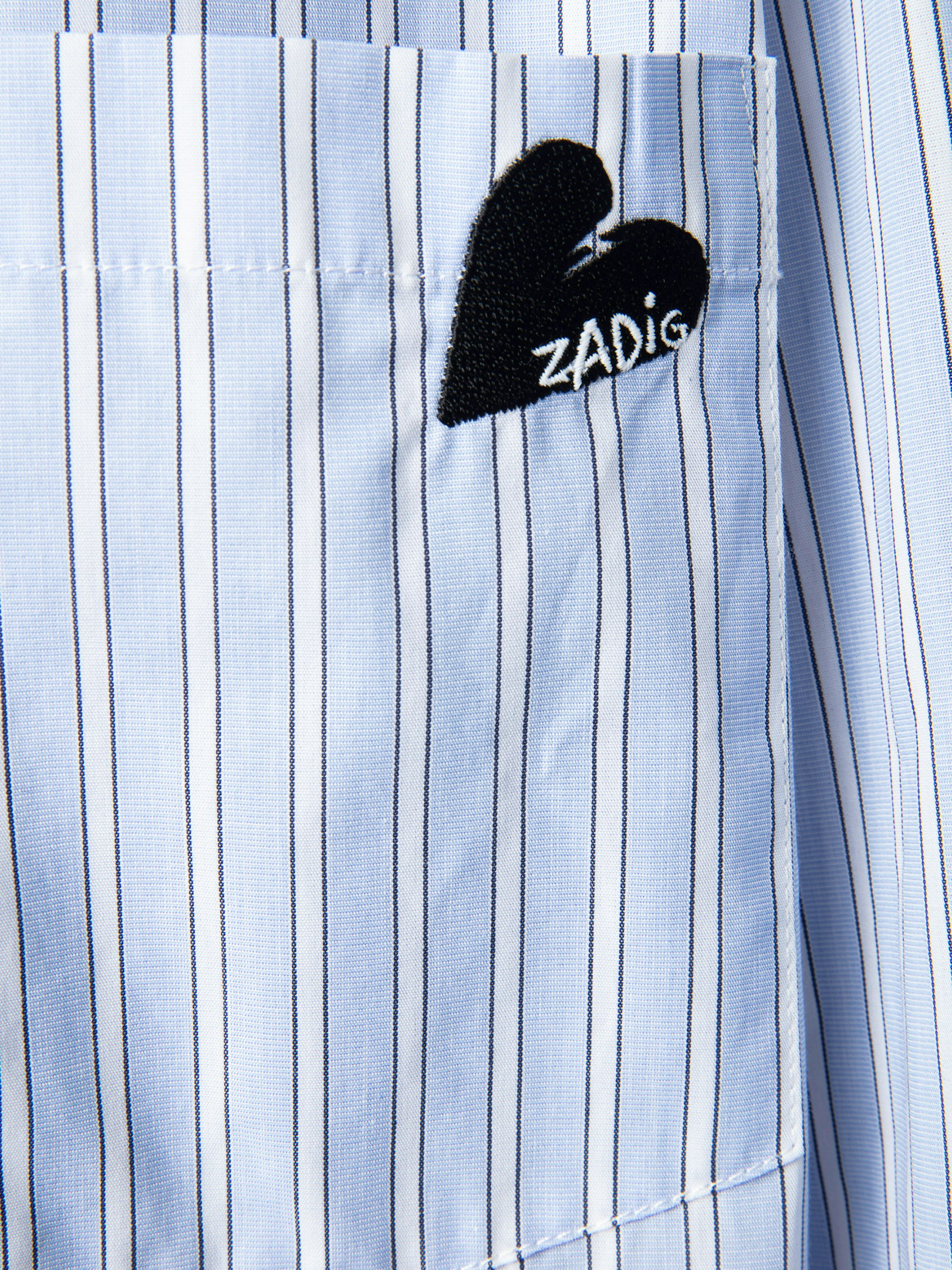 Morning Striped Poplin Shirt - 9