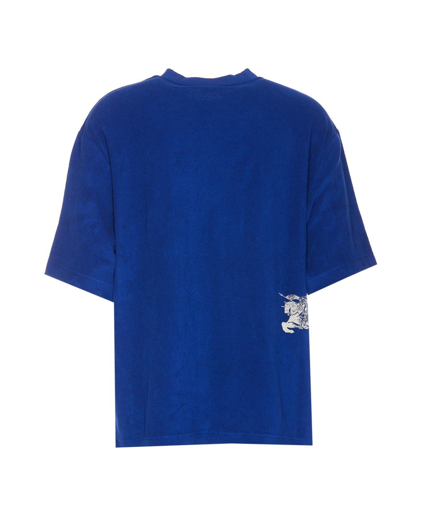 Ekd-motif Crewneck Towelling T-shirt - 2