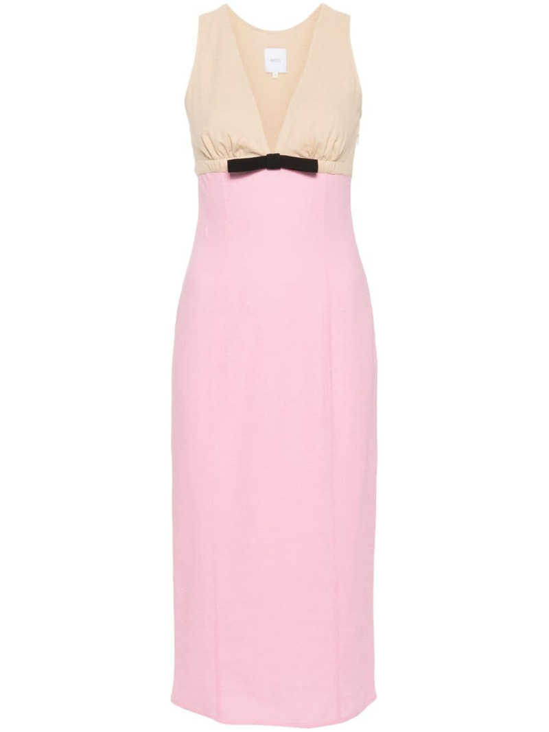 two-tone midi dress 1