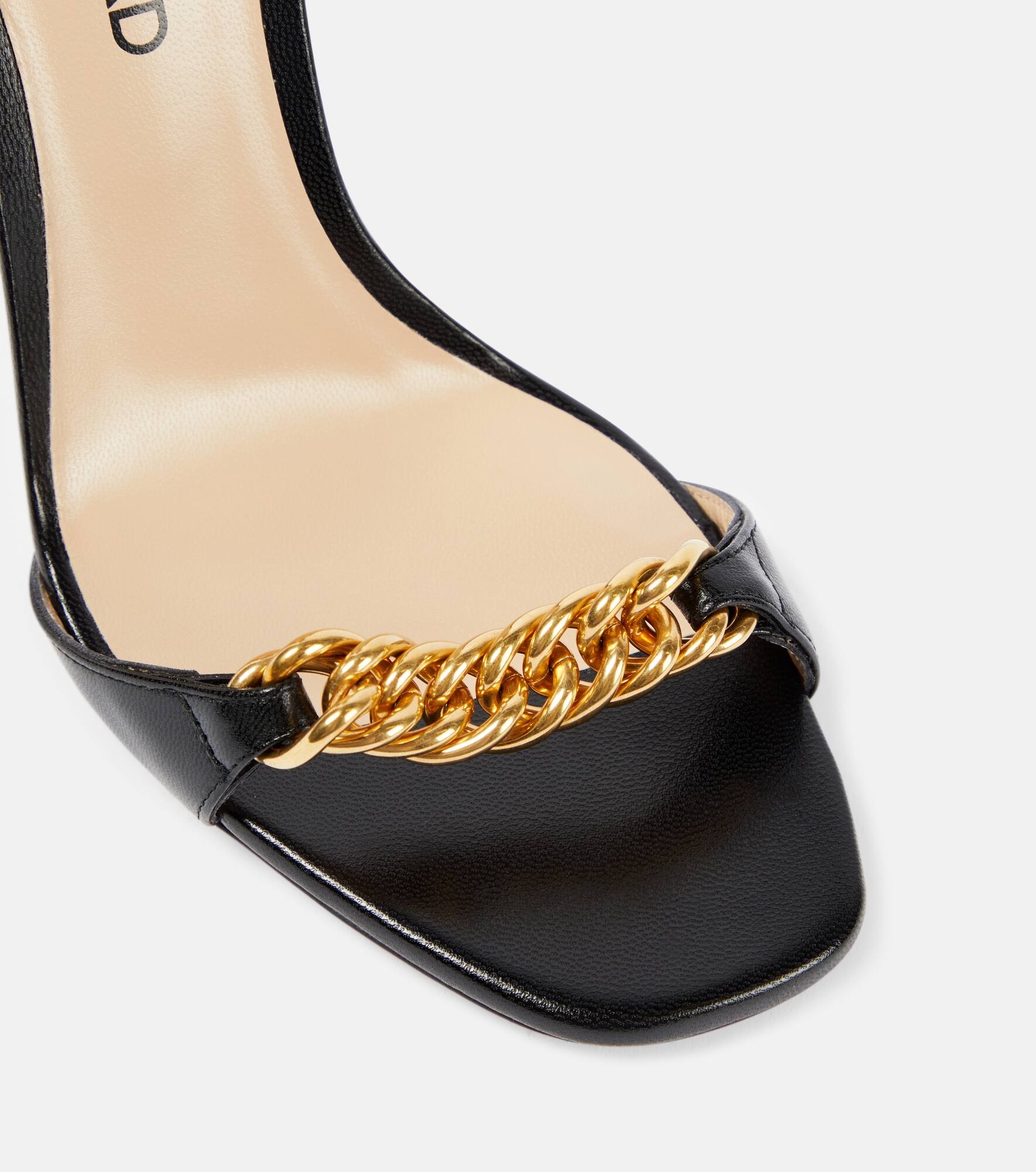 Zenith 105 chain-detail leather sandals - 6