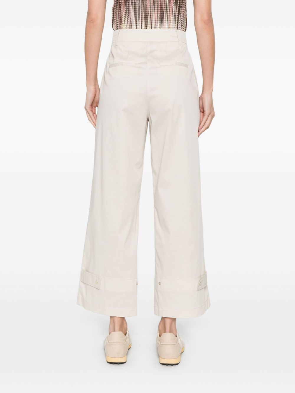 pleat-detailing trousers - 4