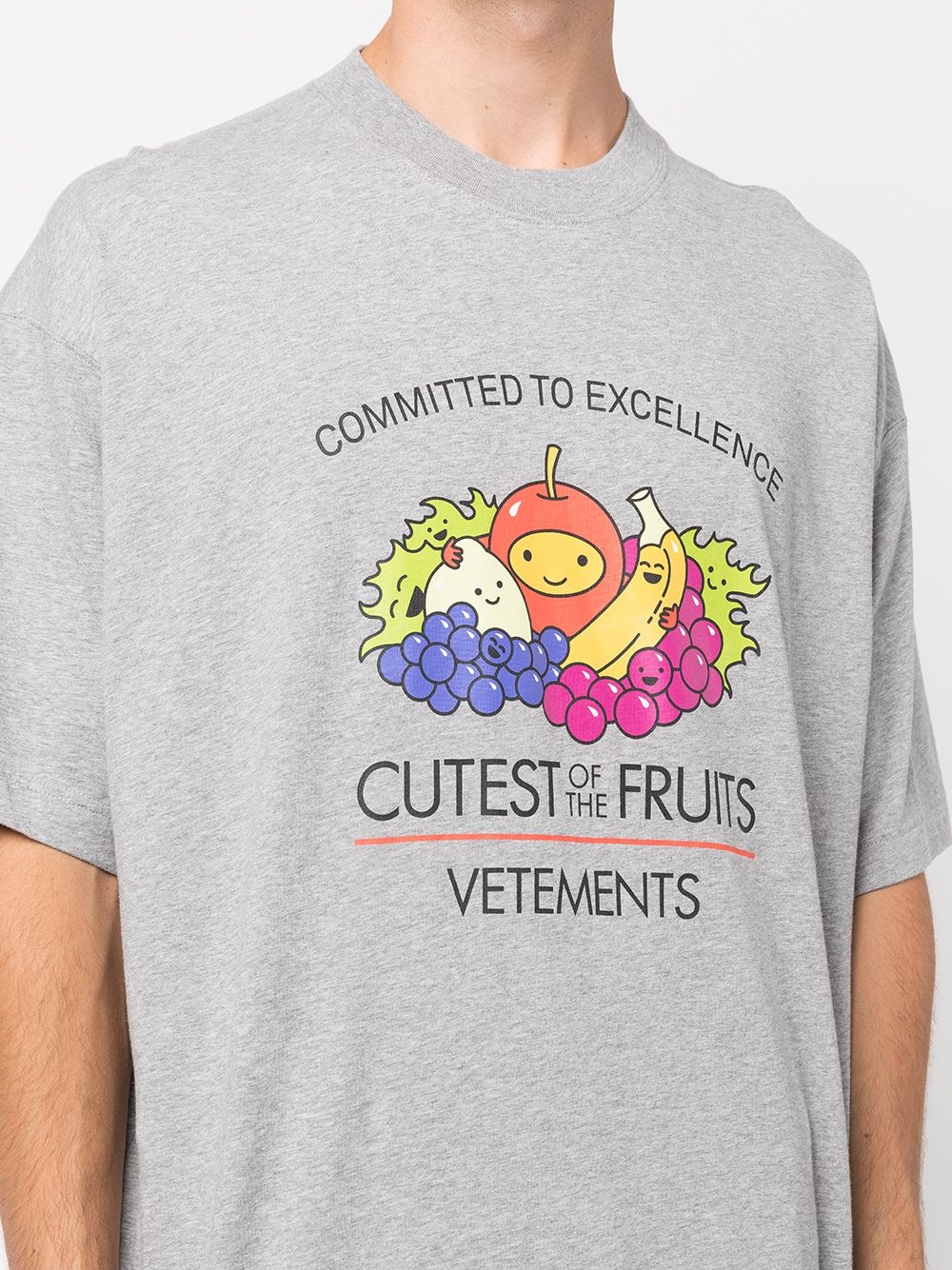 graphic fruit print t-shirt - 5