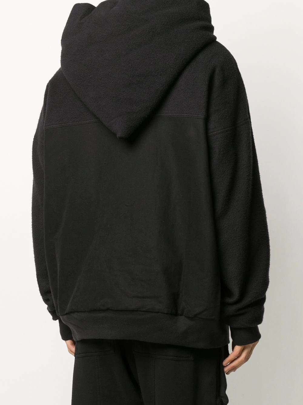 asymmetric hooded jacket - 4