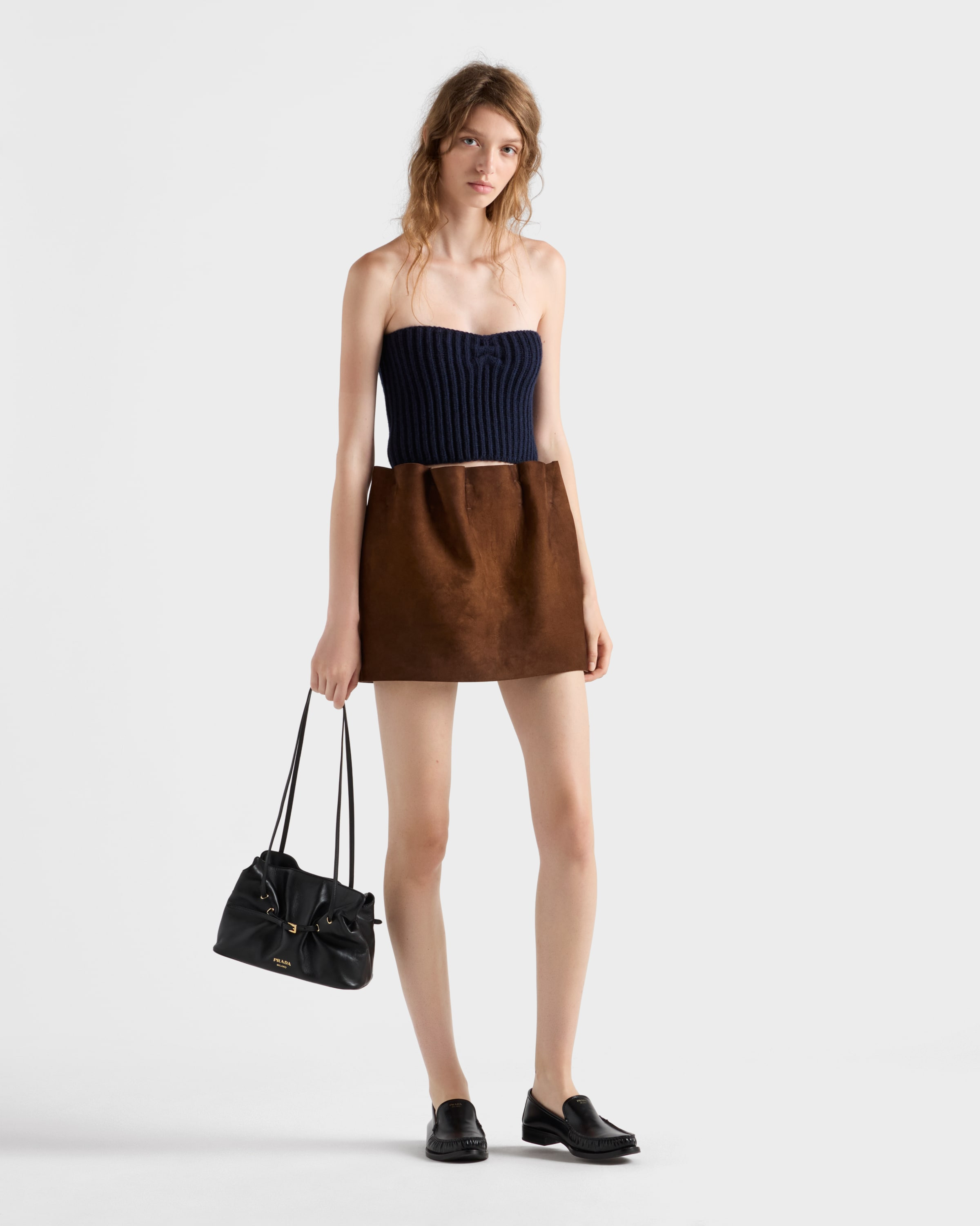 Suede miniskirt - 2