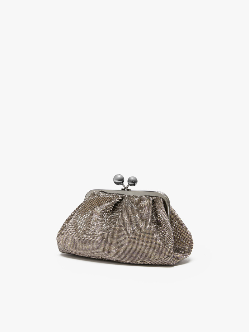 Max Mara AGORAIO Small Pasticcino Bag in rhinestones outlook