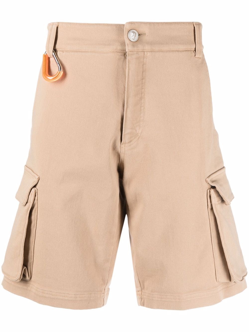 cotton-blend cargo shorts - 1