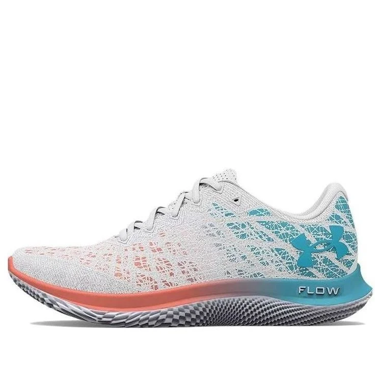 (WMNS) Under Armour Flow Velociti Wind 2 CN 'White Blue Orange' 3025662-103 - 1