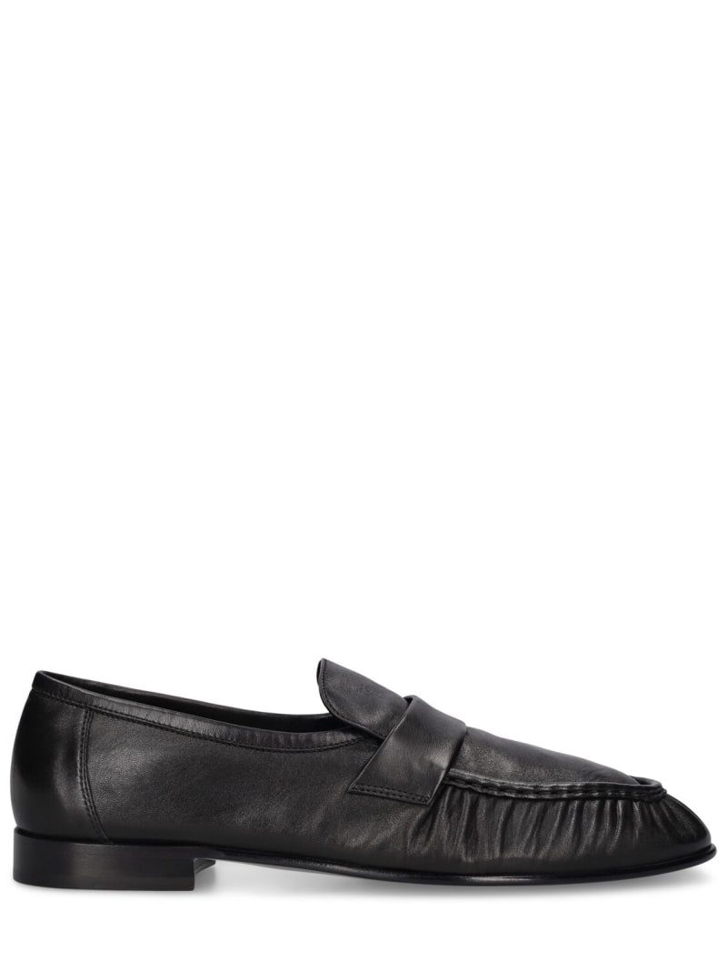 Soft leather loafers - 1