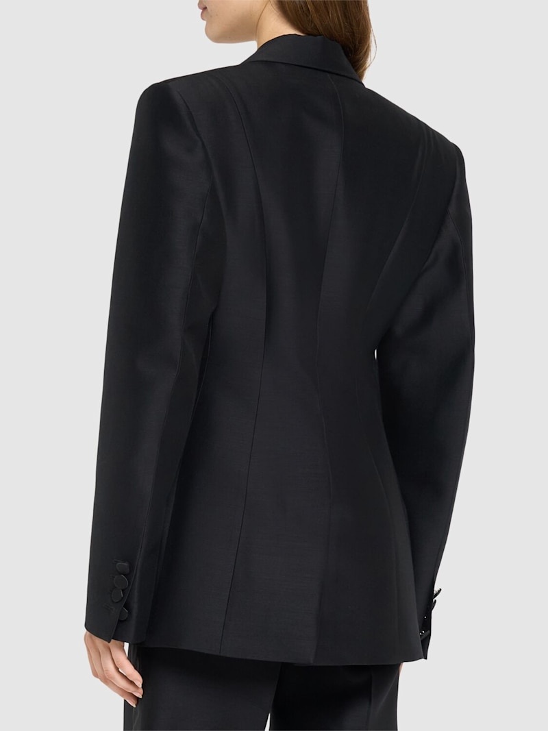 Dan statement silk & wool blazer - 3