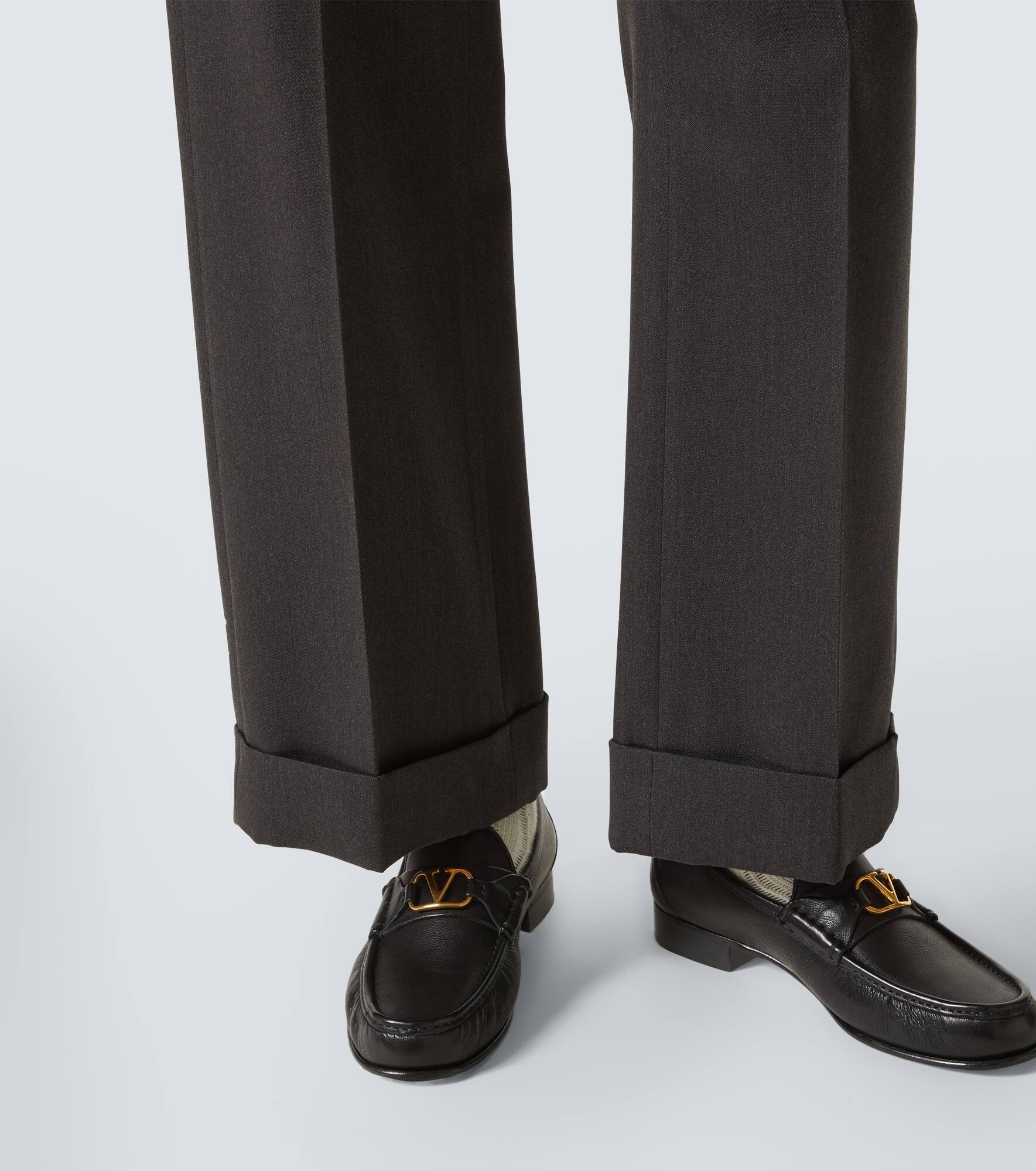 Virgin wool straight pants - 6