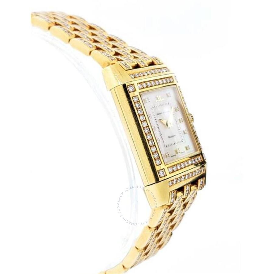 Pre-owned Jaeger LeCoultre Reverso Hand Wind Diamond Ladies Watch 267.1.86 - 6