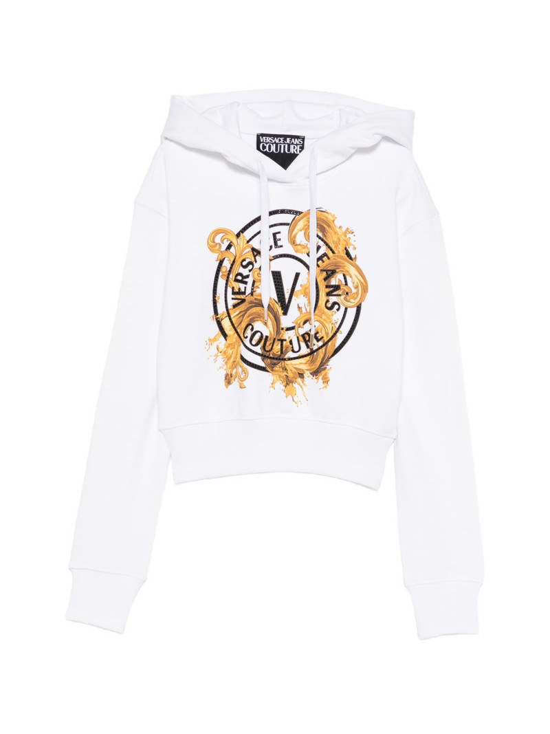 logo-print hoodie 1