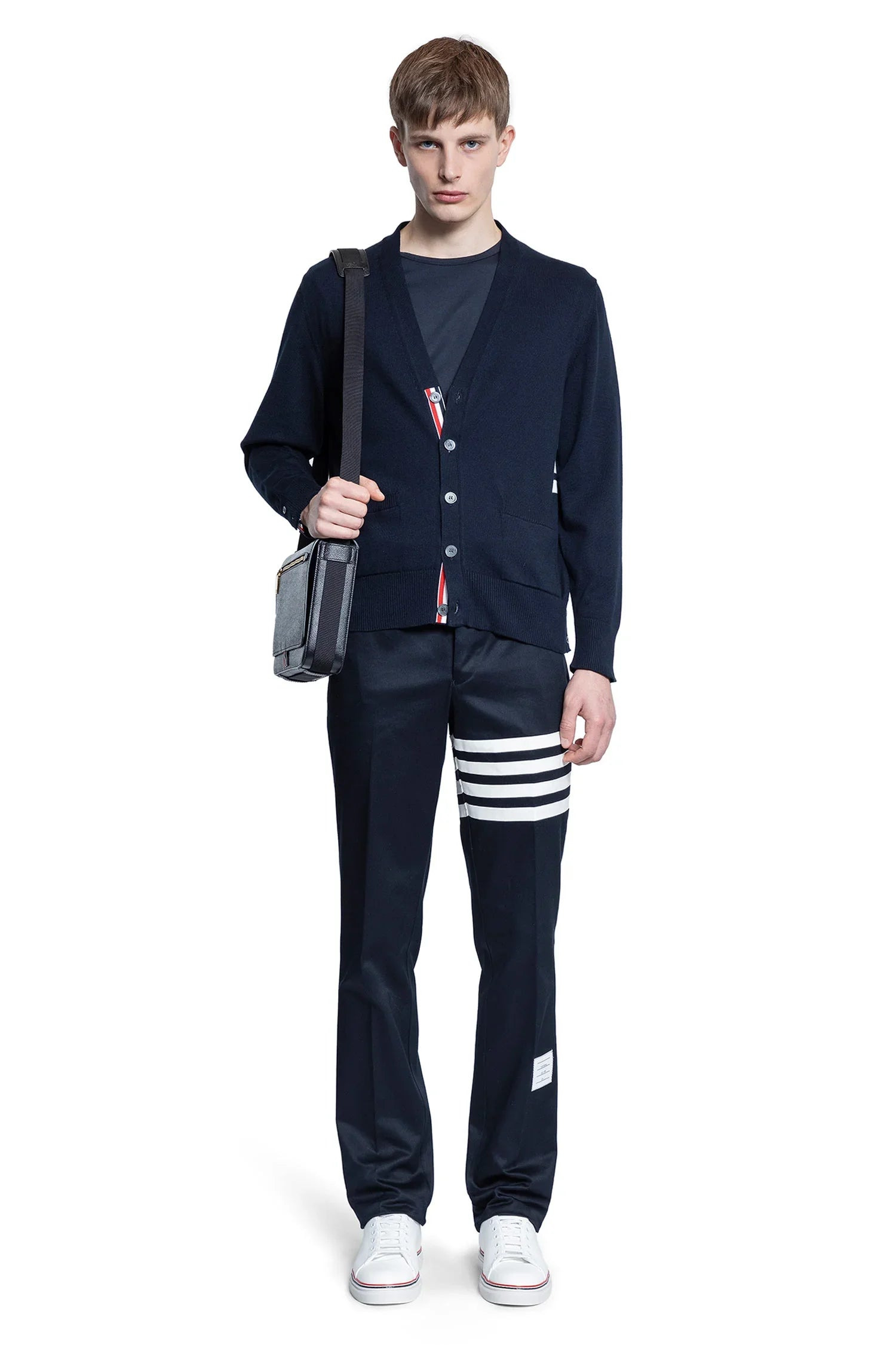 THOM BROWNE MAN BLUE T-SHIRTS - 4