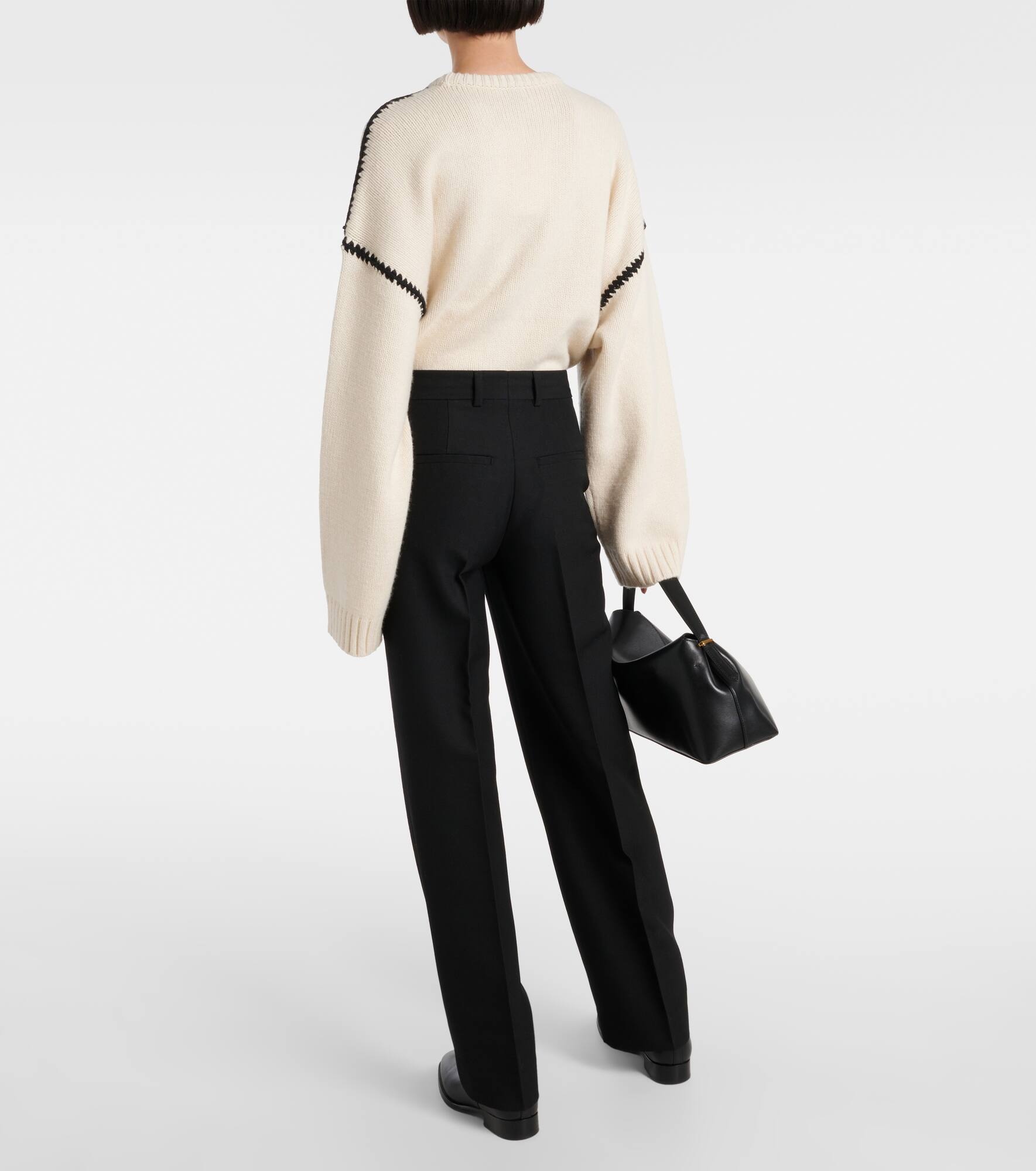 High-rise straight pants - 3