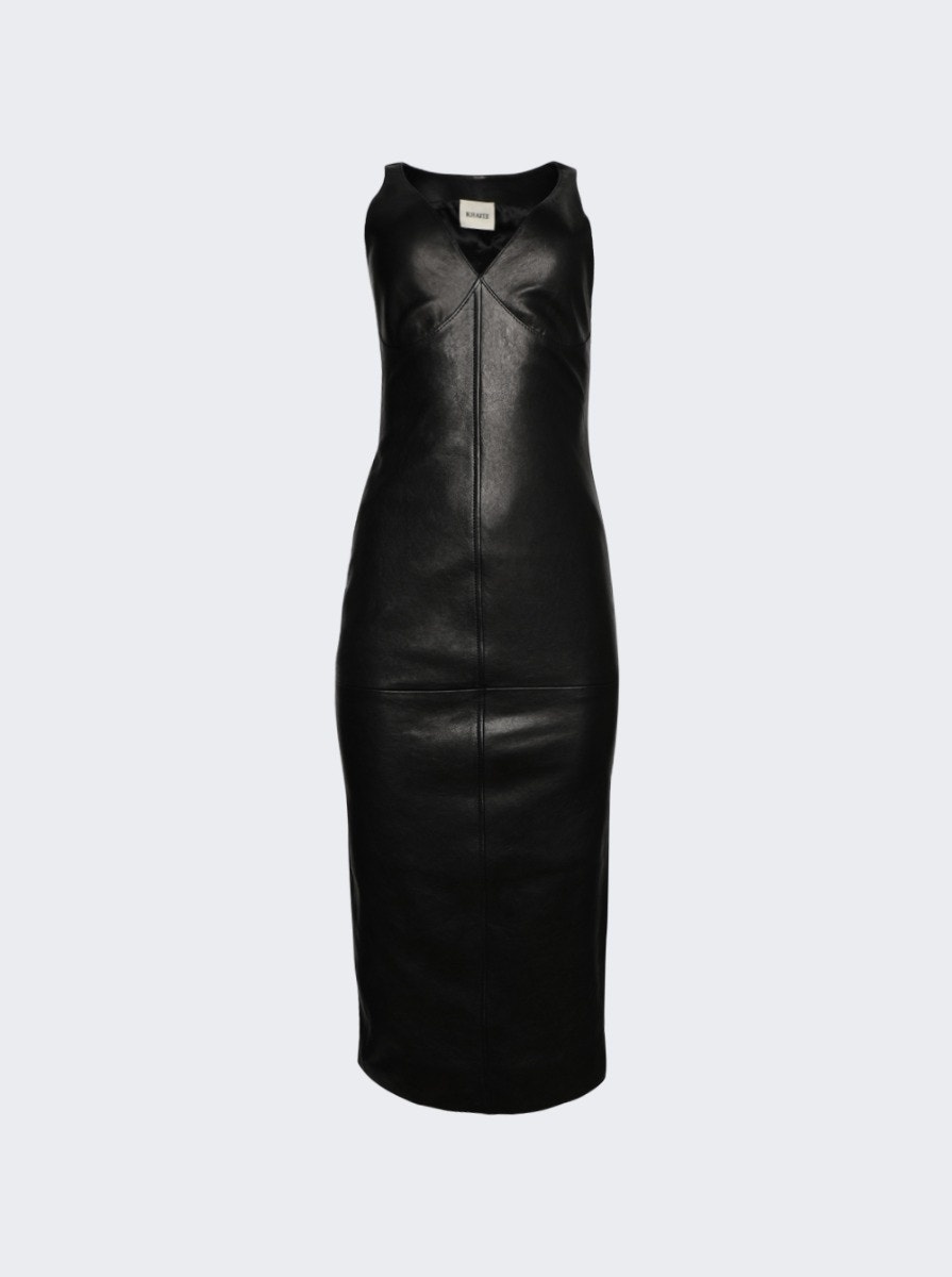 Ditka Leather Dress Black - 1