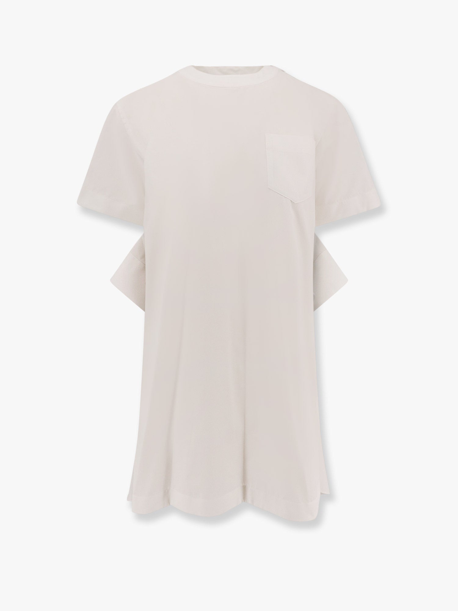Sacai Dress With Draped Cotton Inserts On The Back - 1