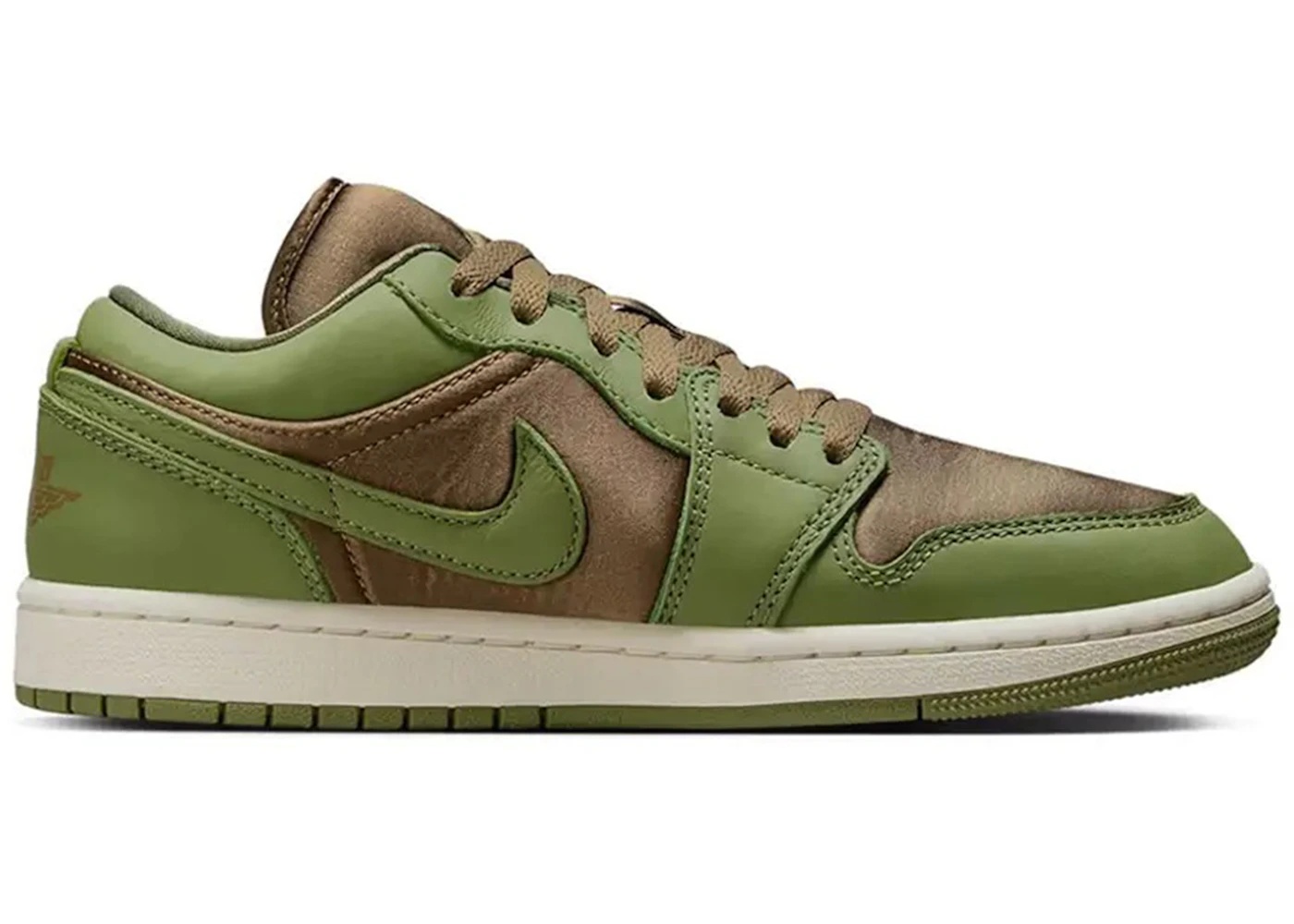 Jordan 1 Low SE Brown Kelp Sky J Light Olive (Women's) - 1