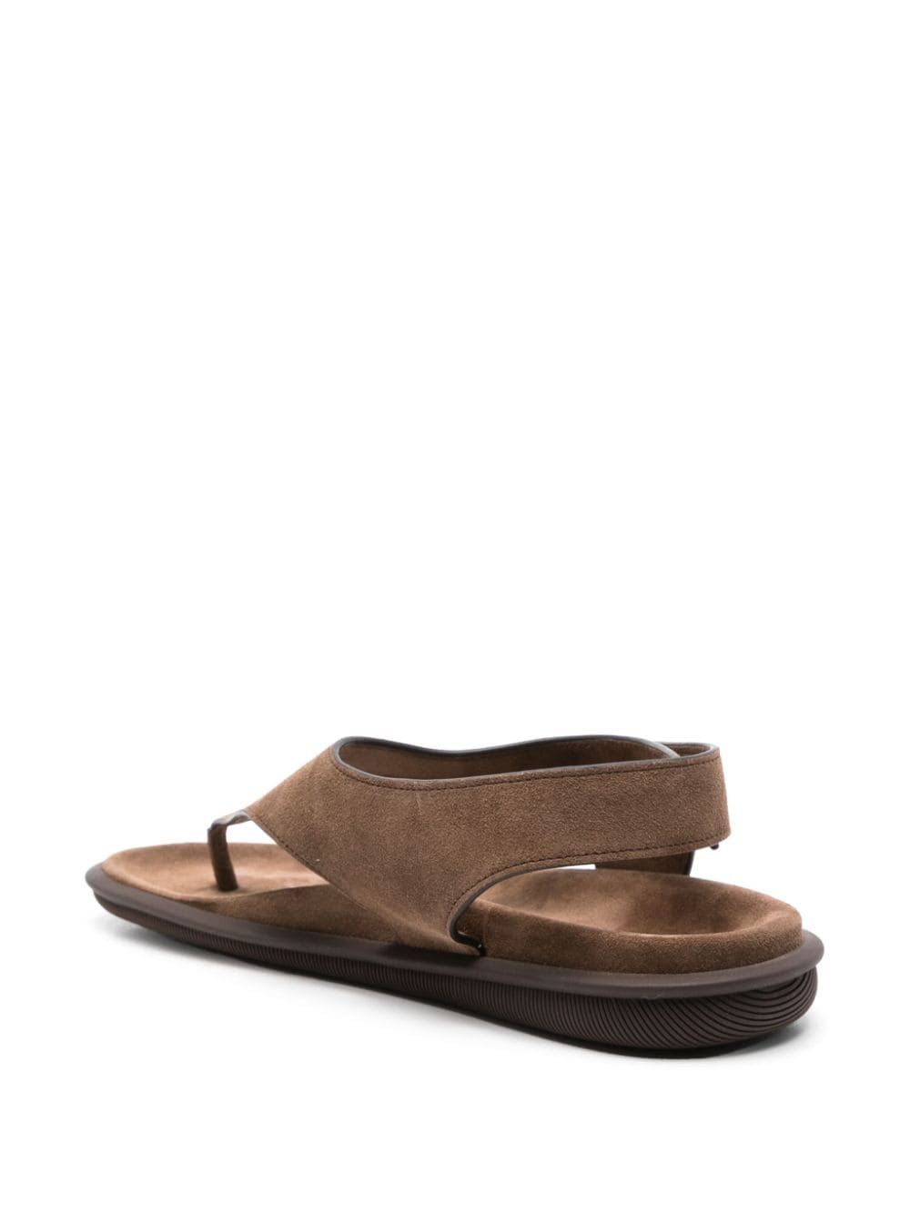 sling-back suede sandals - 3