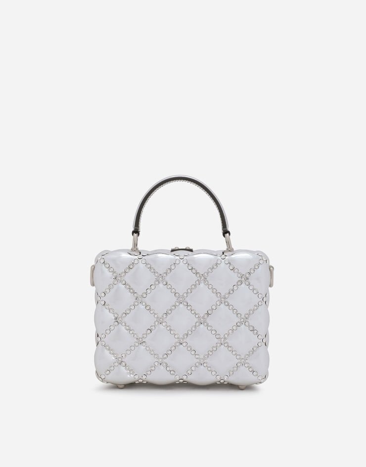 Resin Dolce Box bag with rhinestones - 4