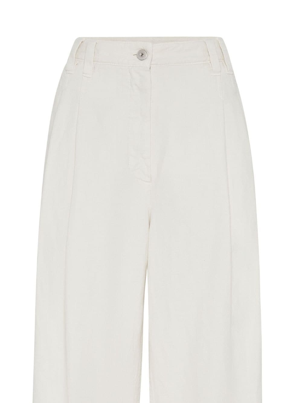 high-waisted straight-leg trousers - 2