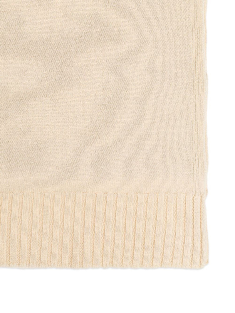 Jil Sander ribbed-knit wool scarf outlook