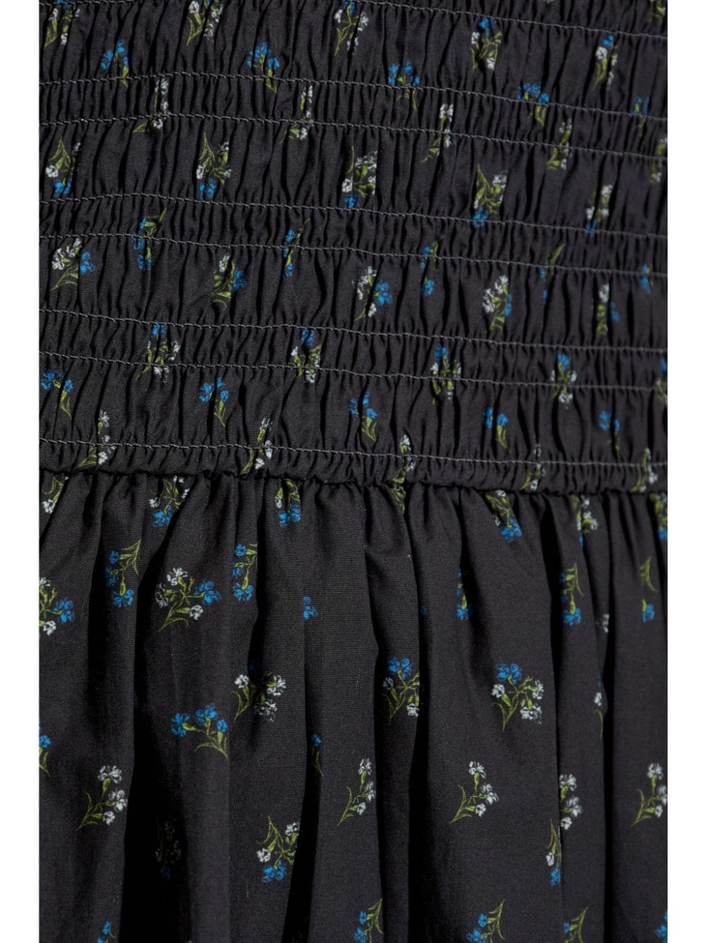 floral-print mini dress - 5