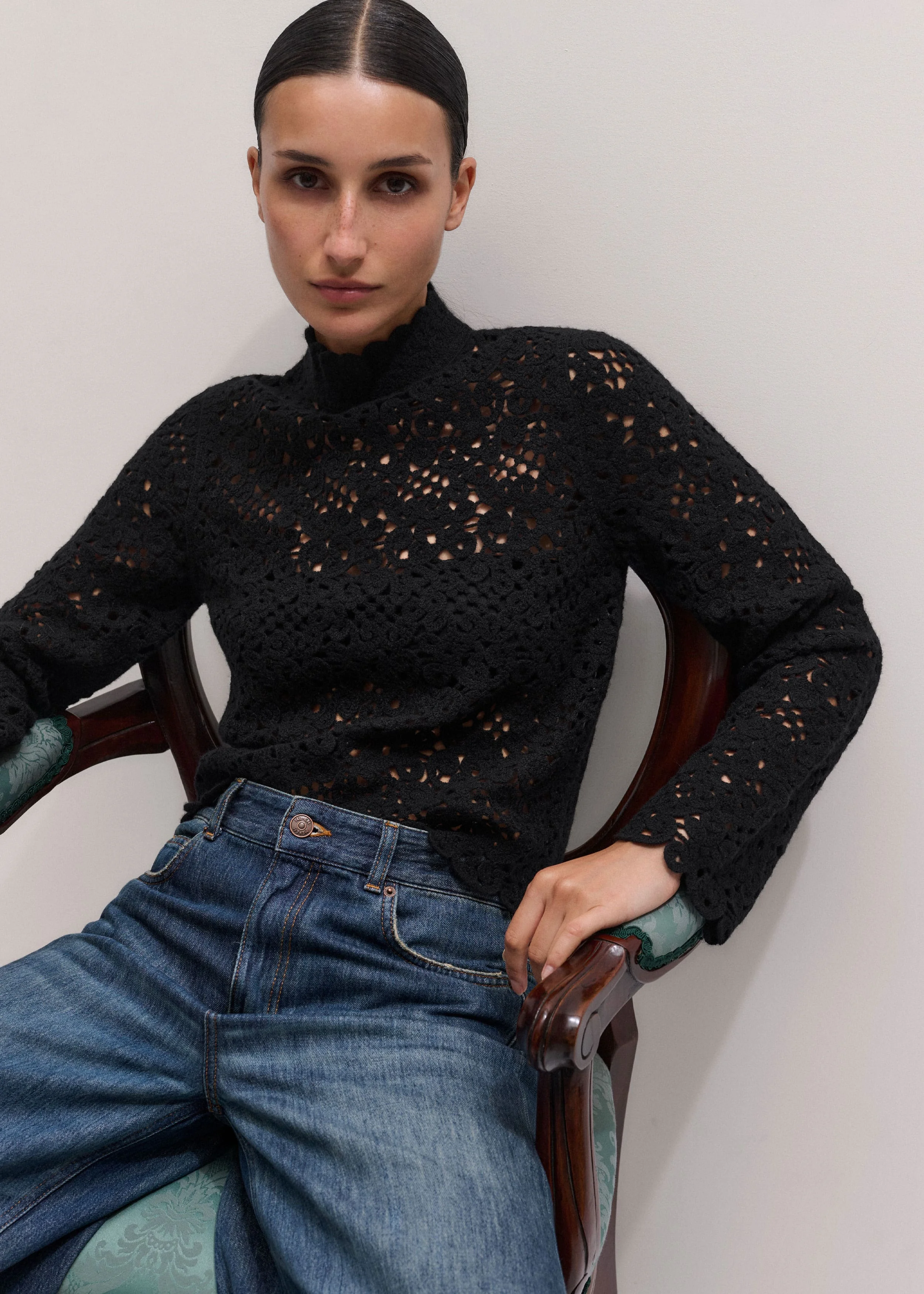 2-in-1 Crochet Sweater - 1