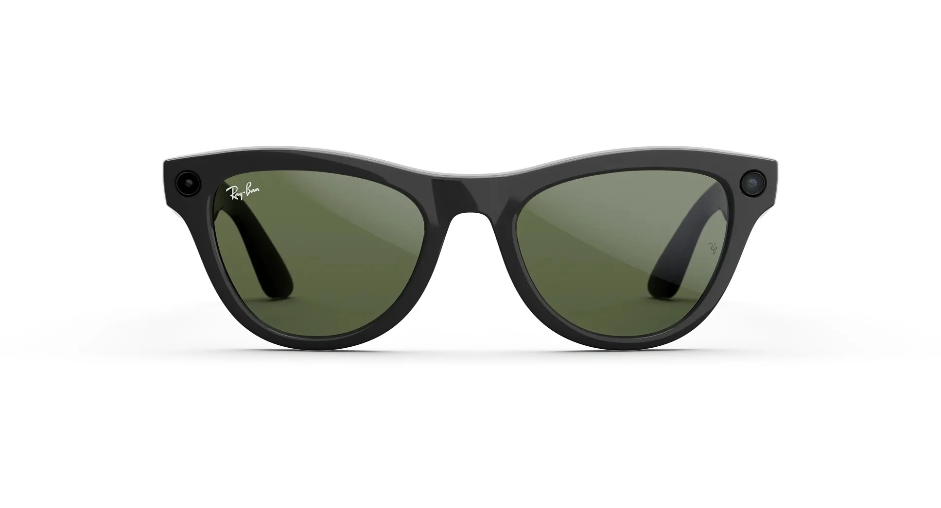 Ray-Ban Meta Skyler (Gen 2) Shiny Black Green Lenses - 1